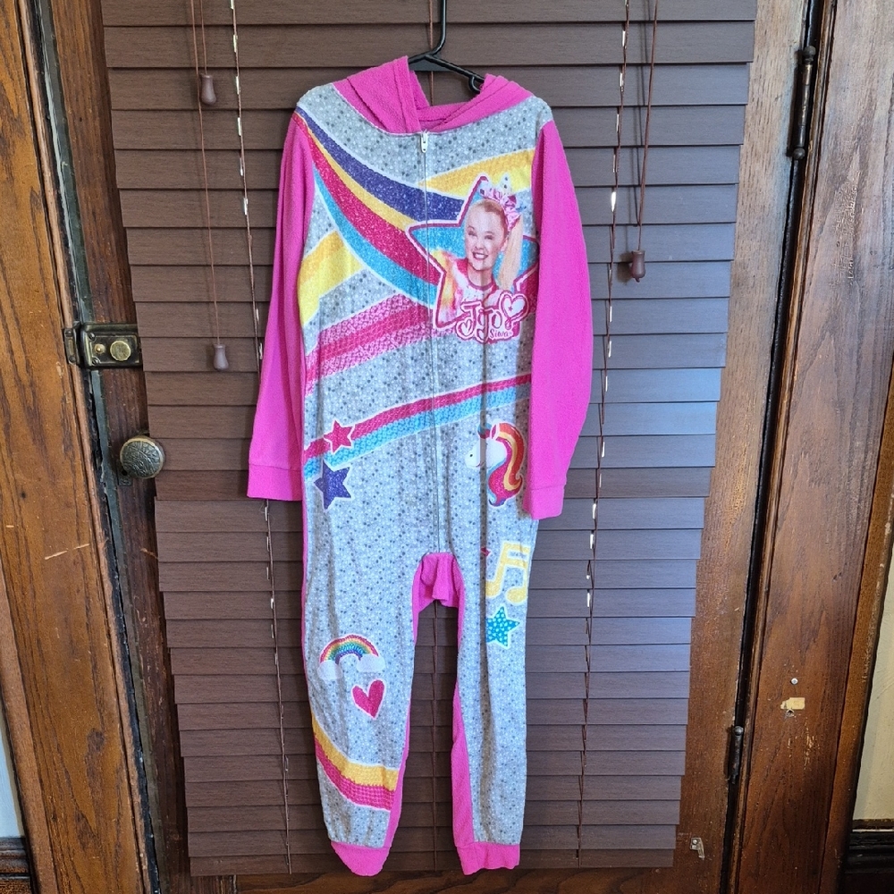 Nickelodeon Pink and Gray Kids One Piece Footie